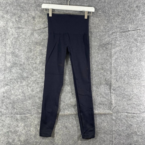 SPANX Leggings Small Black Crop Seamless Look at Me Now High Rise Shapewear - Picture 3 of 11